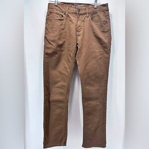 Banana‎ Republic Chinos Mens 30x29 Tobacco Travel Jean Slim Fit Stretch Preppy
